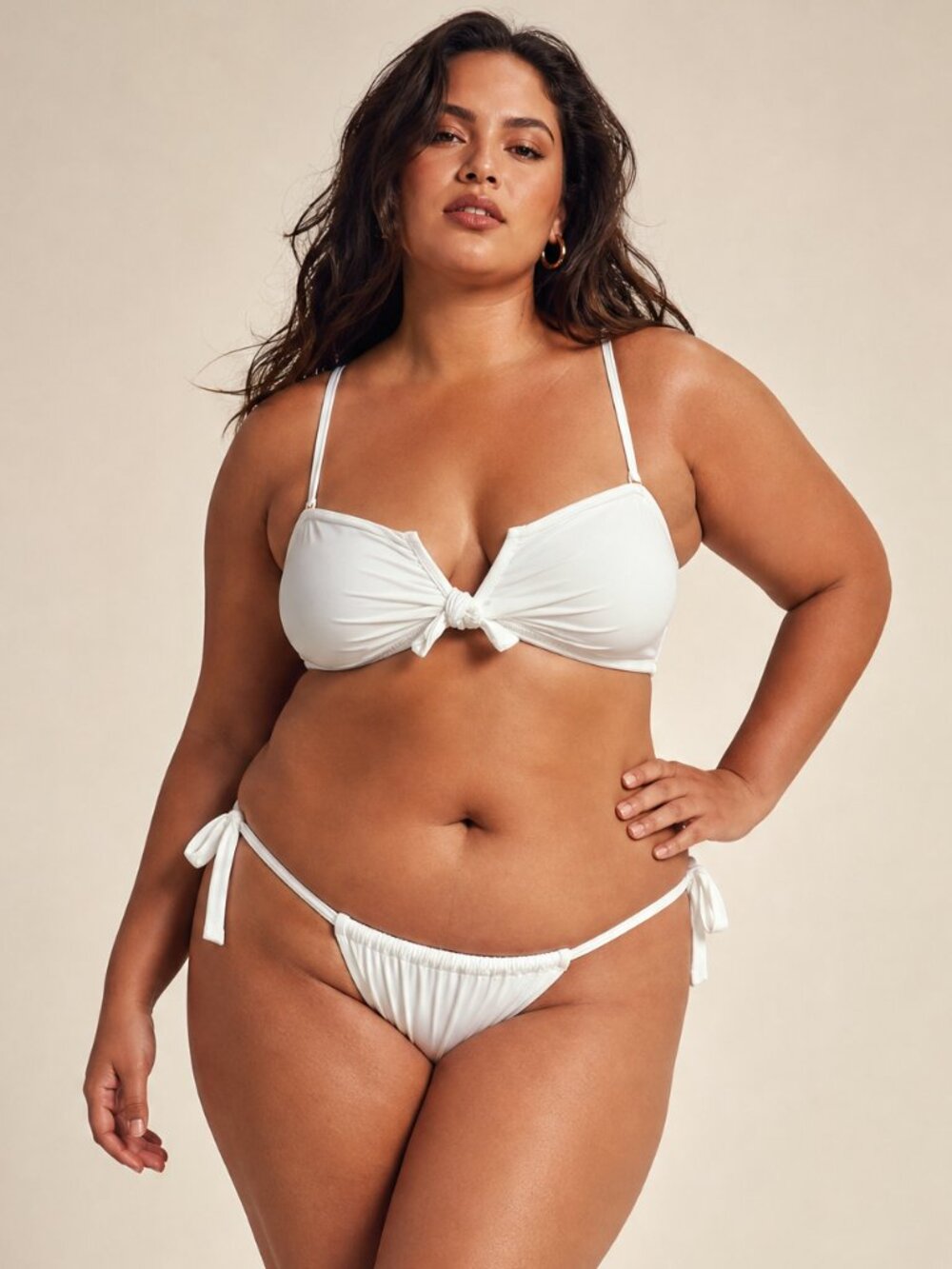 Elegant White Bikini Set